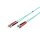 DIGITUS DK-2511-03/3 - LWL Patchkabel, Duplex, ST zu ST MM OM3 50/125 µ, 3 m