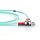 DIGITUS DK-2511-03/3 - LWL Patchkabel, Duplex, ST zu ST MM OM3 50/125 µ, 3 m
