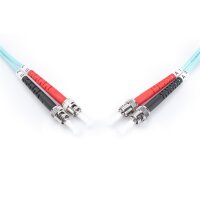 DIGITUS DK-2511-05/3 - LWL Patchkabel, Duplex, ST zu ST MM OM3 50/125 µ, 5 m