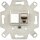 DIGITUS DN-93832 - Leerdose für Keystone Module, straight 50x50 Zentralplatte, 80x80 Rahmen, 2x keystone