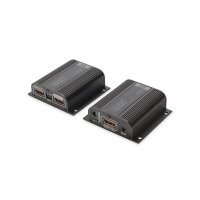 DIGITUS DS-55100-1 - HDMI Extender Set, 50 m via Netzwerkkabel (CAT 6/6a/7), EDID, 1x HDMI loop out, FHD 1080p