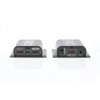DIGITUS DS-55100-1 - HDMI Extender Set, 50 m via Netzwerkkabel (CAT 6/6a/7), EDID, 1x HDMI loop out, FHD 1080p