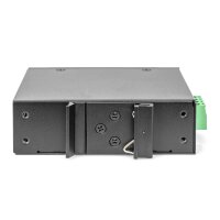 DIGITUS DN-651111 - Industrieller Gigabit PoE++ Splitter, 802.3bt wählbare Spannung: 12VDC, 16VDC, 24VDC, 48VDC,
