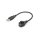DIGITUS DN-93402 - USB 2.0 Keystone Modul für DN-93832, mit 16 cm Kabel, schwarz (RAL 9005)