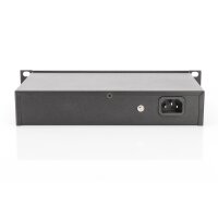 DIGITUS DN-95317 - Gigabit Ethernet PoE switch 8-port PoE, 10 inch, 80W PoE budget