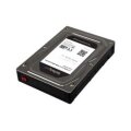 StarTech.com 2,5" auf 3,5" Aluminium SATA Festplattengehäuse für HDD/SSD bis 12,5mm - 8,89 cm (3.5") - Speicherlaufwerkbehälter - Schwarz - Silber - 2.5" - Aluminium - Kunststoff - 12.5 mm