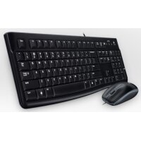 Logitech Desktop MK120 - Verkabelt - USB - QWERTZ -...