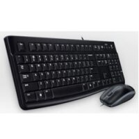 Logitech MK120 - Kabelgebunden - USB - QWERTZ - Schwarz -...
