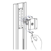 Ergotron Track Mount Bracket Kit - Aluminium - Aluminium