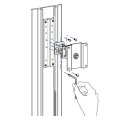 Ergotron Track Mount Bracket Kit - Aluminium - Aluminium