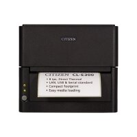 Citizen CL-E300 - Thermodirekt - 203 x 203 DPI - 200 mm/sek - Kabelgebunden - Schwarz