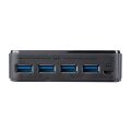 StarTech.com 4x4 USB 3.0 (5Gbps) Sharing Switch für Peripheriegeräte - 5 Gbit/s - Mikro-USB Typ-B - Schwarz - Kunststoff - CE - FCC - REACH - 0 - 40 °C