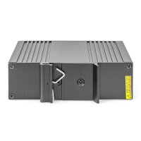 DIGITUS DN-651112 - Industrieller Gigabit PoE+ Injektor 802.3 af/at 60W Ausgangsleistung, Hutschiene und Wandmontage,