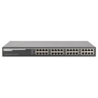 DIGITUS DN-95116 - 16-Port Gigabit PoE+ Injektor, 802.3at, 10G 16 Ports Eingang, 16 Ports Ausgang+ PoE