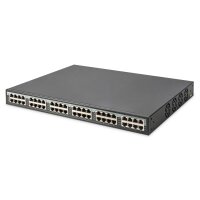 DIGITUS DN-95117 - Gigabit Ethernet 24-port PoE+ Injektor, 10G 24 Ports Eingang, 24 Ports Ausgang+ PoE