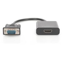 DIGITUS DA-70473 - VGA to HDMI Konverter + Audio (3,5mm)...