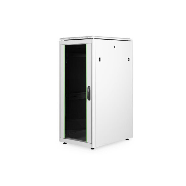 DIGITUS DN-19-26U-6/8-1_ - 26HE Netzwerkschrank, Unique 1342x600x800 mm, Farbe Grau (RAL 7035)