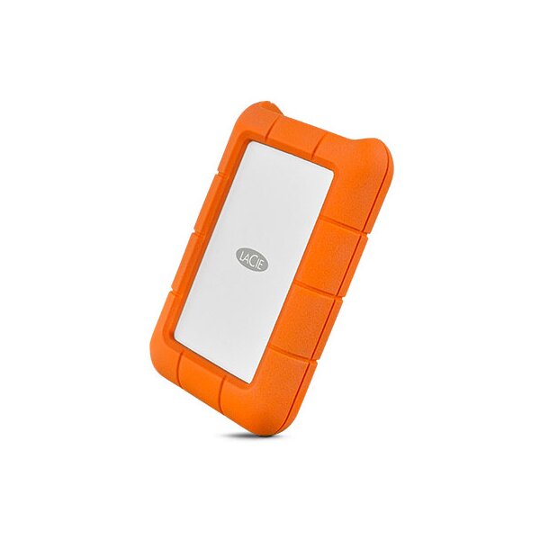 LaCie Rugged USB-C - 2 TB - 2.5" - 3.2 Gen 1 (3.1 Gen 1) - Orange - Silber
