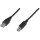 DIGITUS AK-300105-018-S - USB 2.0 Anschlusskabel, Typ A - B St/St 1.8m, USB 2.0 konform, sw