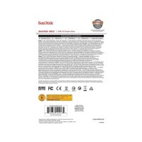 SanDisk Ultra - 16 GB - USB Typ-A - 3.2 Gen 1 (3.1 Gen 1) - 100 MB/s - Dia - Schwarz