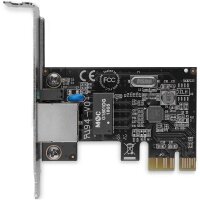 StarTech.com Gigabit Ethernet PCI Express Low Profile Netzwerkkarte - PCIe Server NIC Netzwerkadapter - Eingebaut - Verkabelt - PCI Express - Ethernet - 1000 Mbit/s