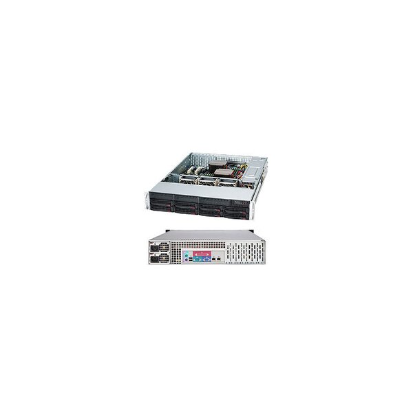 Supermicro SuperChassis 825TQC-R1K03LPB - Rack - Server - Schwarz - ATX - EATX - HDD - Netzwerk - Leistung - Stromausfall - System - 1000 W