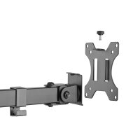 Neomounts FPMA-D550NOTEBOOK Monitorarm mit Laptop-Halterung 10-32" - Klemme/Durchführung - 8 kg - 25,4 cm (10") - 81,3 cm (32") - 100 x 100 mm - Schwarz