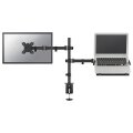 Neomounts FPMA-D550NOTEBOOK Monitorarm mit Laptop-Halterung 10-32" - Klemme/Durchführung - 8 kg - 25,4 cm (10") - 81,3 cm (32") - 100 x 100 mm - Schwarz