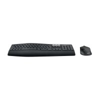 Logitech MK850 Performance - Standard - Kabellos - RF Wireless + Bluetooth - QWERTZ - Schwarz - Maus enthalten