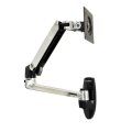 Ergotron LX Series LX Wall Mount LCD Arm - Schrauben - 11,3 kg - 50,8 cm (20") - 86,4 cm (34") - 100 x 100 mm - Aluminium