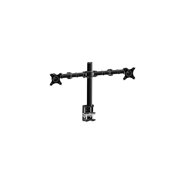 Iiyama Schlichte funktionale duale-Monitorhalterung - Klemme - 10 kg - 25,4 cm (10") - 76,2 cm (30") - 100 x 100 mm - Schwarz
