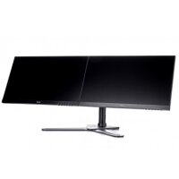 Iiyama Komfortable duale Monitorhalterung mit Standfuß - 10 kg - 25,4 cm (10") - 76,2 cm (30") - 100 x 100 mm - Höhenverstellung - Schwarz