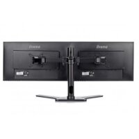 Iiyama Komfortable duale Monitorhalterung mit Standfuß - 10 kg - 25,4 cm (10") - 76,2 cm (30") - 100 x 100 mm - Höhenverstellung - Schwarz