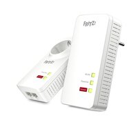 AVM FRITZ!Powerline 1260E WLAN Set - 1200 Mbit/s - IEEE 802.11a,IEEE 802.11b,IEEE 802.11g,IEEE 802.11h,IEEE 802.11i - Typ F - Gigabit Ethernet - 10,100,1000 Mbit/s - 10BASE-T,100BASE-T,1000BASE-T