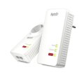 FRITZ! Powerline 1260E WLAN Set - 1200 Mbit/s - IEEE 802.11a - IEEE 802.11b - IEEE 802.11g - IEEE 802.11h - IEEE 802.11i - Typ F - Gigabit Ethernet - 10,100,1000 Mbit/s - 10BASE-T - 100BASE-T - 1000BASE-T