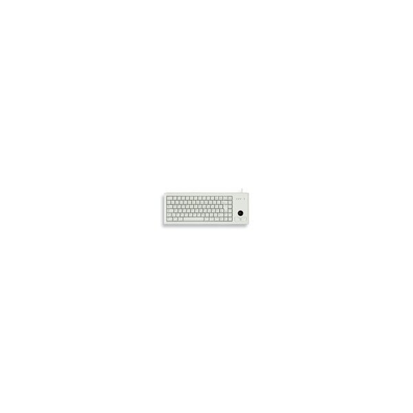 Cherry Slim Line Compact-Keyboard G84-4400 - Tastatur - Laser - 84 Tasten QWERTZ - Grau