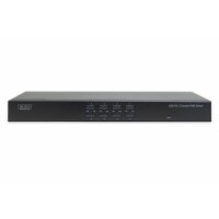DIGITUS DS-23200-2 - 8-Port Combo-KVM-Switch, 1 Benutzer, 8 PCs, Modul-Slot für IP-Modul