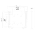 Neomounts FPMA-W25BLACK Monitor-/TV-Wandhalterung 10-30" - ultraflach - 25,4 cm (10") - 76,2 cm (30") - 50 x 50 mm - 100 x 100 mm - Stahl - Schwarz