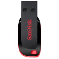 SanDisk Cruzer Blade - 64 GB - USB Typ-A - 2.0 - Ohne Deckel - 2,5 g - Schwarz - Rot