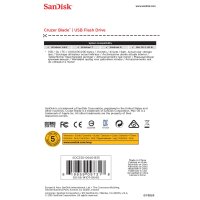 SanDisk Cruzer Blade - 64 GB - USB Typ-A - 2.0 - Ohne...