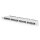 DIGITUS DN-91624S-SL-EA-G - CAT 6A EA Patch Panel, geschirmt, 24-Port RJ45 Staubschutzklappe, 8P8C, 0,5U, Grau RAL 7035