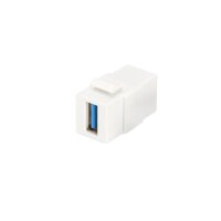 DIGITUS DN-93404 - USB 3.0 Keystone Modul für DN-93832, reinweiß (RAL 9003)