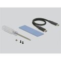 Delock 42600 - M.2 - USB 3.2 Gen 1 (3.1 Gen 1) - Schwarz - Aktivität - Leistung - JMicron JMS583 - 10 Gbit/s
