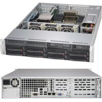 Supermicro SuperChassis 825TQC-600WB - Rack - Server - Schwarz - EATX - 2U - Festplatte - Netzwerk - Leistung - Stromausfall - System