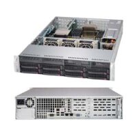 Supermicro SuperChassis 825TQC-600WB - Rack - Server - Schwarz - EATX - 2U - HDD - Netzwerk - Leistung - Stromausfall - System