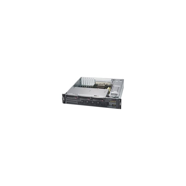 Supermicro CSE-825MBTQC-R802LPB - Rack - Server - Schwarz - ATX - EATX - 2U - HDD - LAN - Leistung - Stromausfall - System