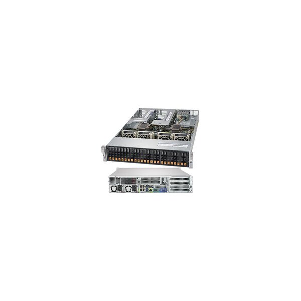 Supermicro SYS-2029U-TN24R4T - Intel® C621 - LGA 3647 (Socket P) - Intel® Xeon® - 10,4 GT/s - Intel® Xeon® - DDR4-SDRAM