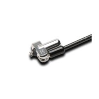 Kensington Slim N17 2.0 Laptopschloss für Wedge-Shaped Security Slots - 1,83 m - Kensington - Schlüssel - Karbonstahl - Schwarz - Silber