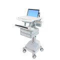 Ergotron StyleView - Multimedia-Wagen - Aluminium - Grau - Weiß - Aluminium - Kunststoff - Zink Stahl - Laptop - 9,1 kg - 43,9 cm (17.3")