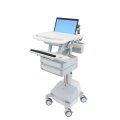 Ergotron StyleView - Multimedia-Wagen - Aluminium - Grau - Weiß - Aluminium - Kunststoff - Zink Stahl - Laptop - 10 kg - 43,9 cm (17.3")